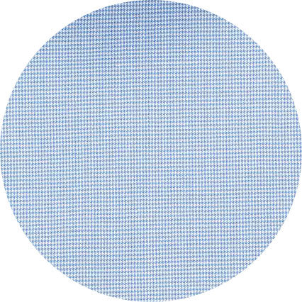 Blue Cotton Micro Check Slim Fit Winchester Formal Shirt - Double Cuff