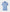 Blue Cotton Pique Short Sleeve Polo Shirt
