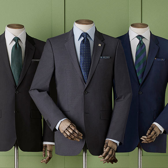 Image of 3 suit jackets