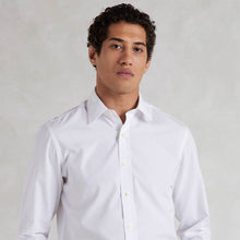 Mens white slim fit formal shirt