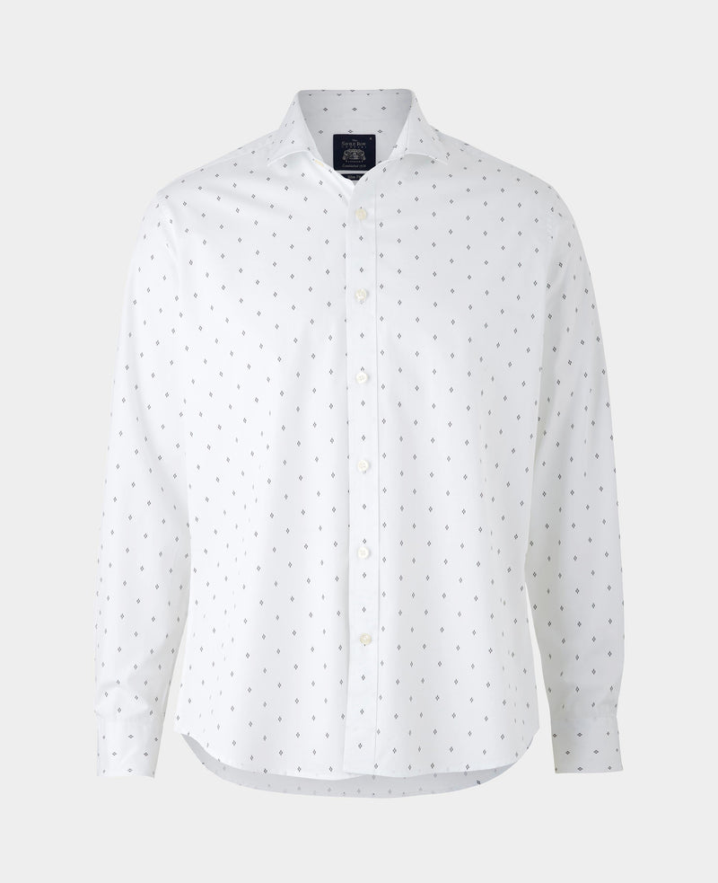 White Printed Shirt