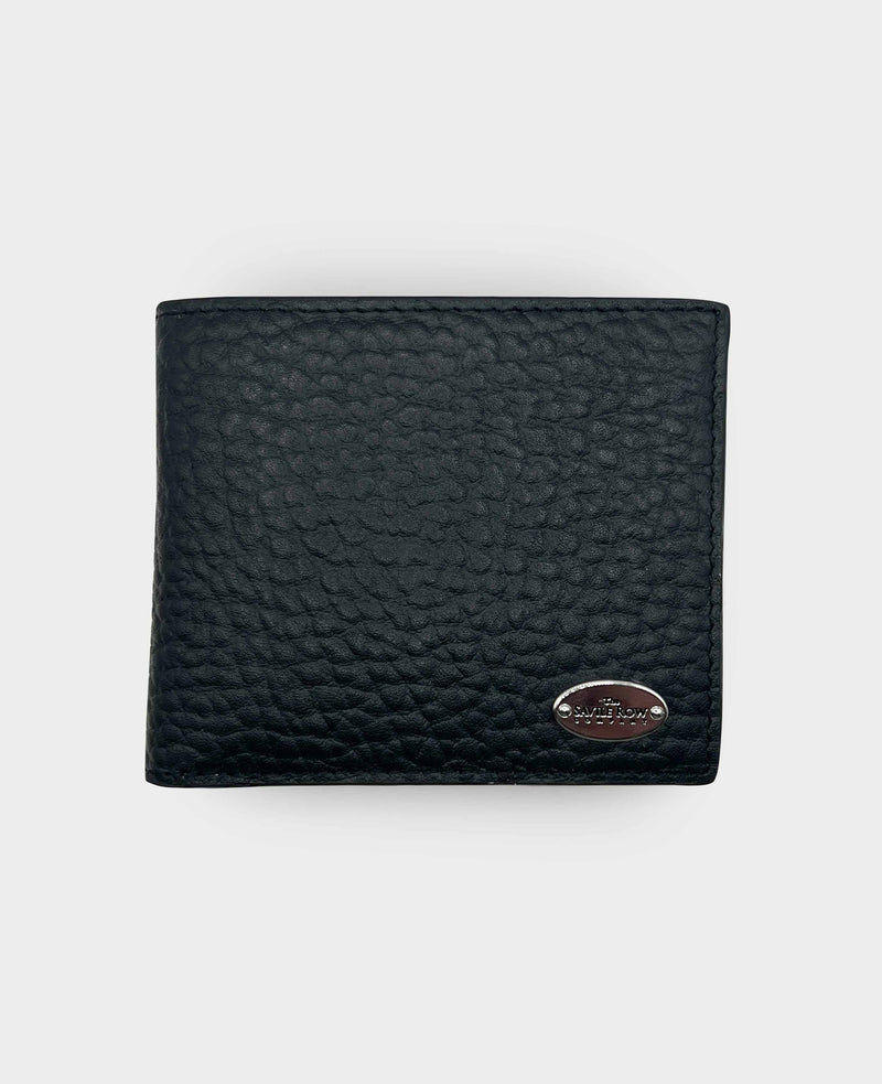 Black Leather Billfold Wallet and Cardholder Gift Set