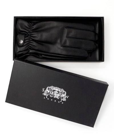 Black Nappa Leather Gloves