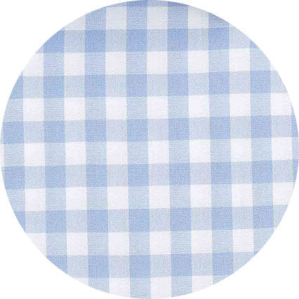 Blue White Cotton Gingham Check Classic Fit Winchester Formal Shirt - Double Cuff