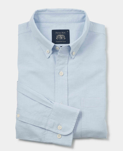 Light Denim Blue Classic Fit Oxford Shirt