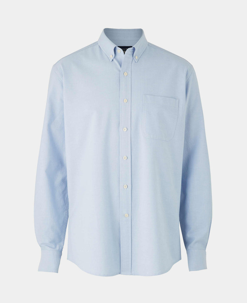 Light Denim Blue Classic Fit Oxford Shirt