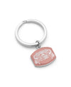 Pink Savile Row Company Crest Keyring