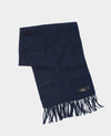 Navy Cashmere Scarf