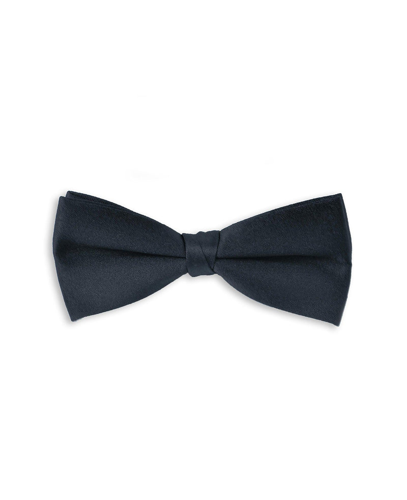 Men's Black Ready Tied Silk Bow Tie