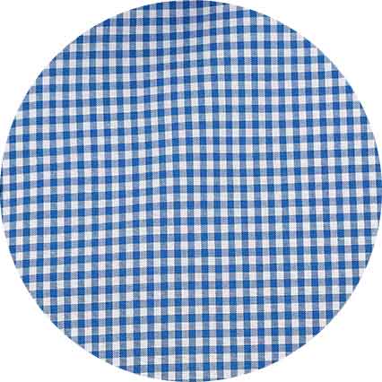 Navy Cotton Gingham Slim Fit Formal Shirt - Single Cuff