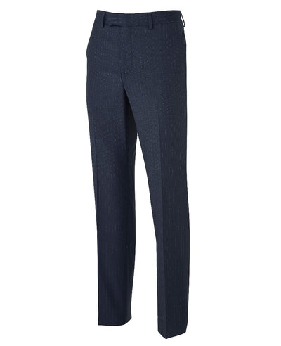 Men's Navy Stripe Tailored Suit Trousers