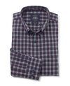 Navy White Red Check Classic Fit Casual Shirt [RTC]