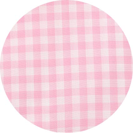 Pink White Check Classic Fit Shirt - Double Cuff