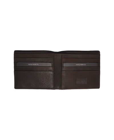 Brown Leather Billfold Wallet