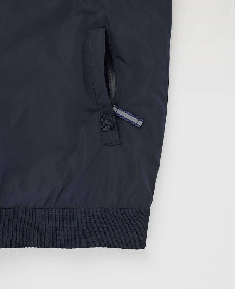 SRW Navy Showerproof Harrington Jacket