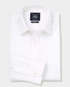 White Cotton Classic Fit Non-Iron Shirt - Single Cuff