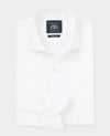 White Poplin Classic Fit Formal Shirt - Single Cuff